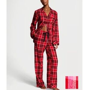 NWT! Victoria Secret Flannel Long Pajama Set